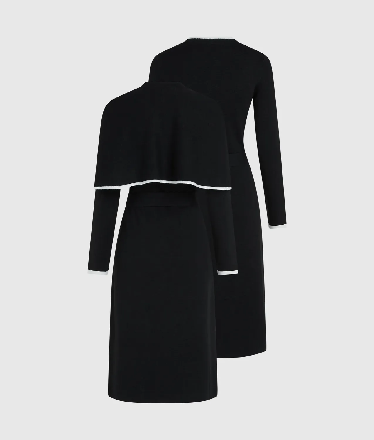 Karl Lagerfeld Transformable Cape Kleid Wolle