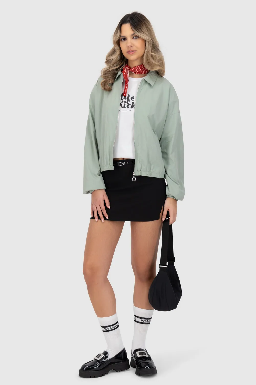 Alife & Kickin BlairAK A Jacke Hellgrün Damen leicht