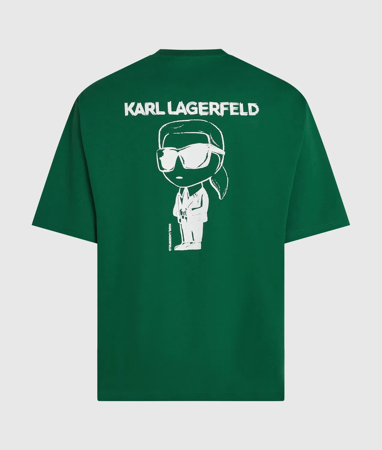 Karl Lagerfeld Ikon T-Shirt Unisex Crew-Neck Rücken-Print