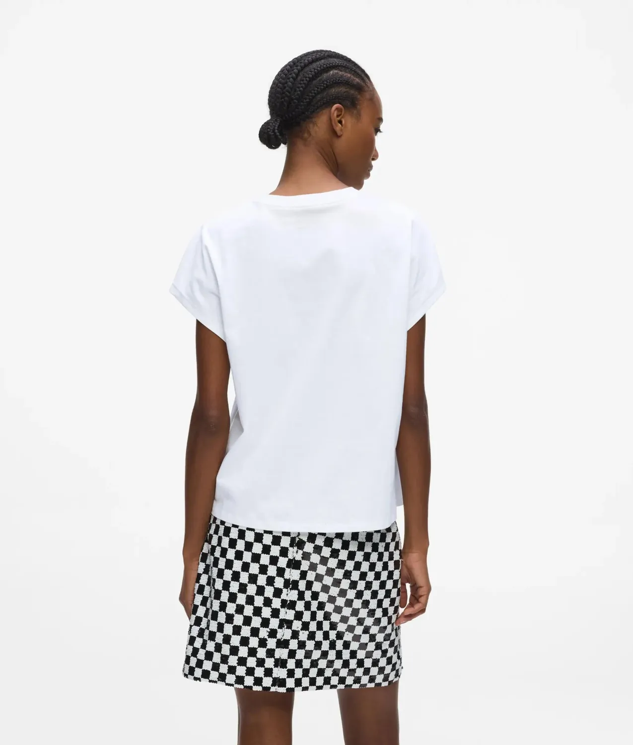Karl Lagerfeld Autograph Cap-Sleeve T-Shirt Bio-Baumwolle