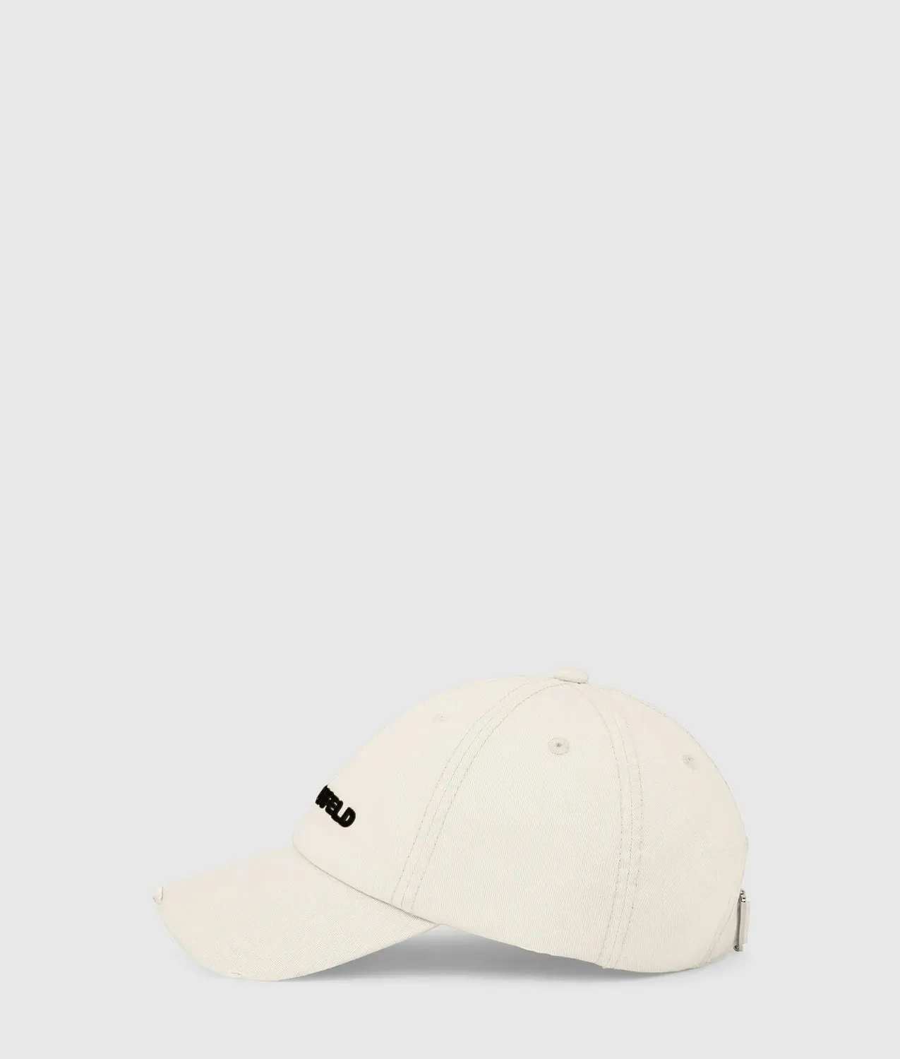 Karl Lagerfeld Jeans Distressed Logo Cap Baumwolle