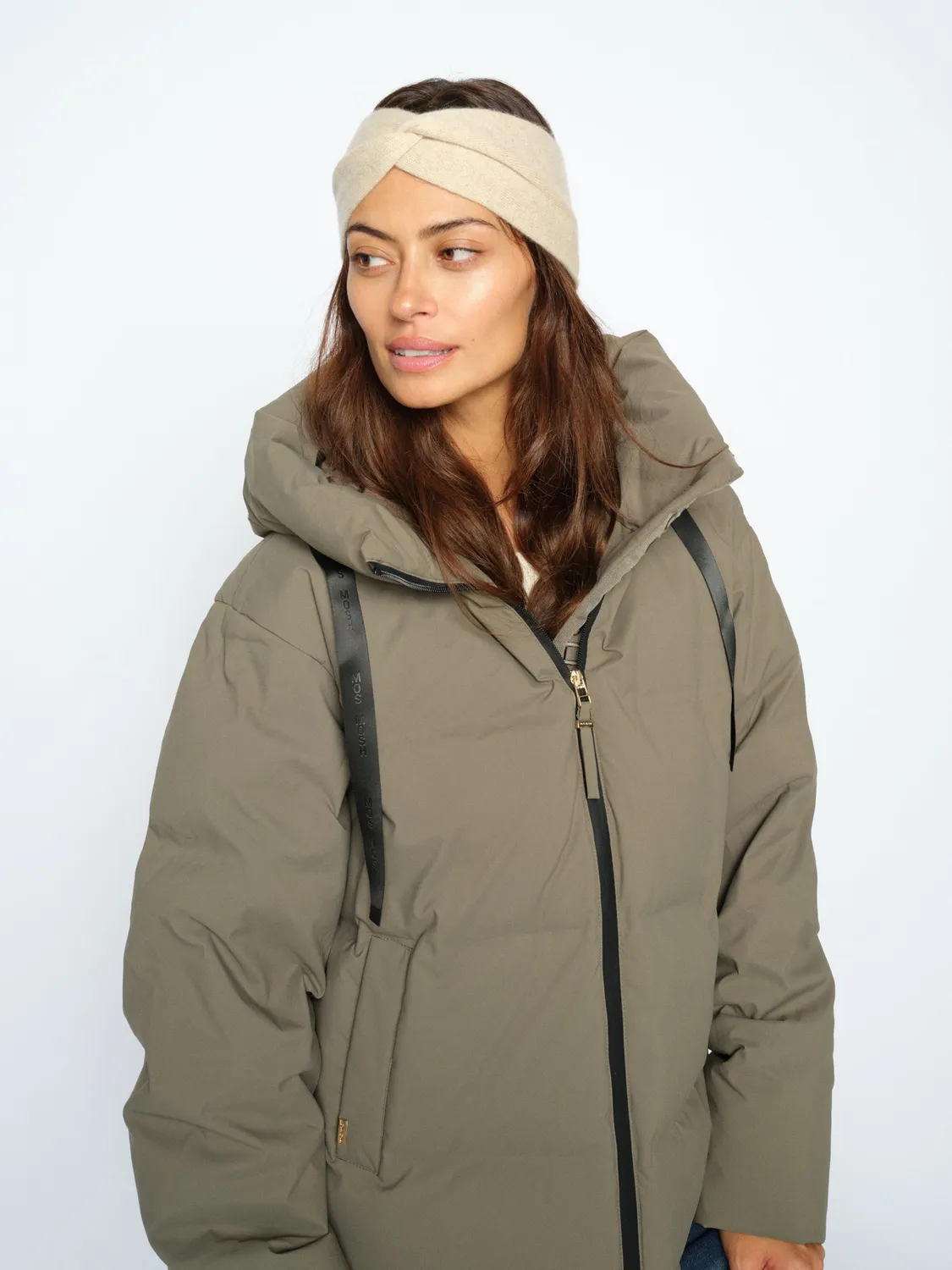 Mos Mosh MMIzela Stirnband Kaschmir Oxford Tan One Size