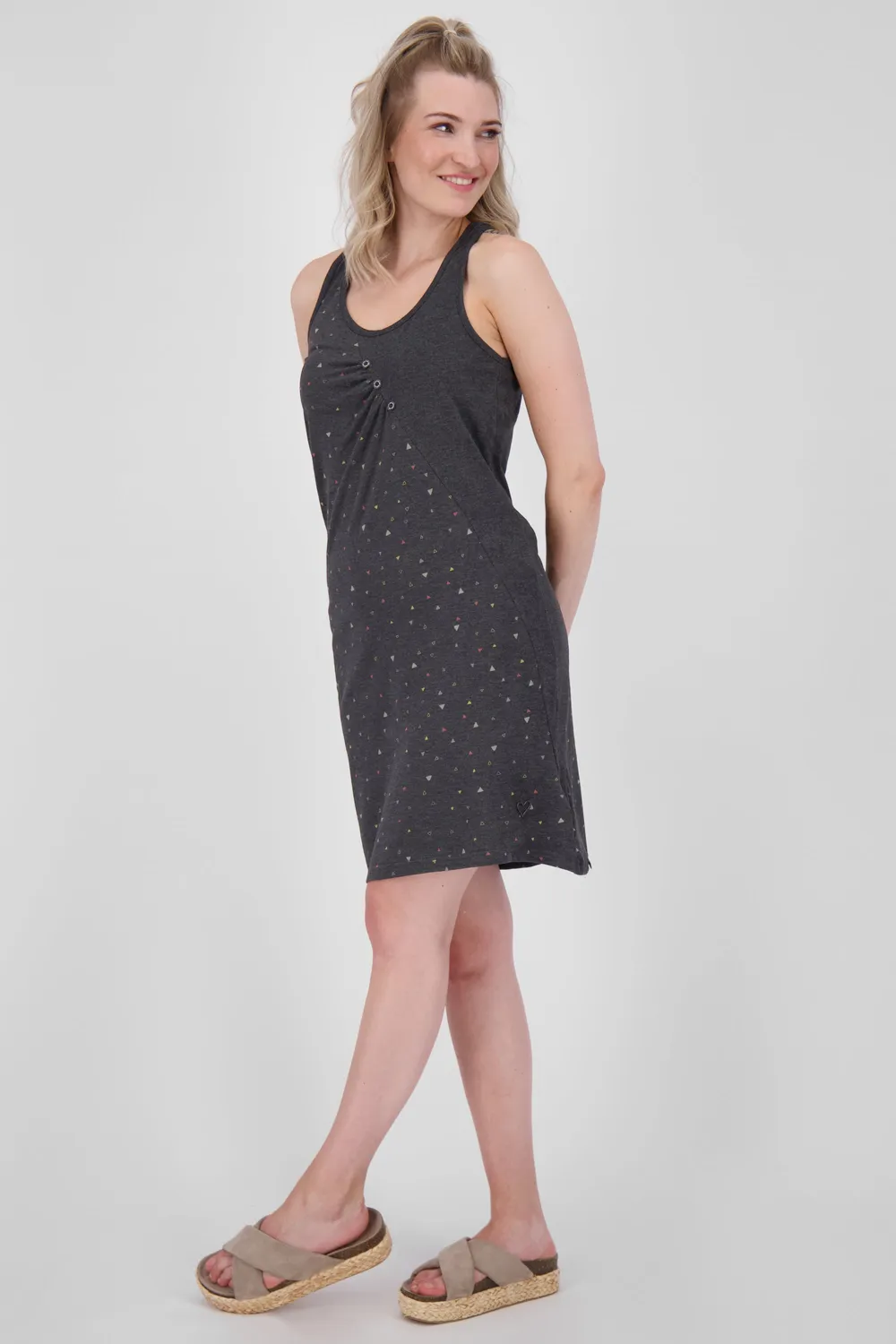 Alife & Kickin CameronAK B Kleid schwarz Rücken-Cut-out