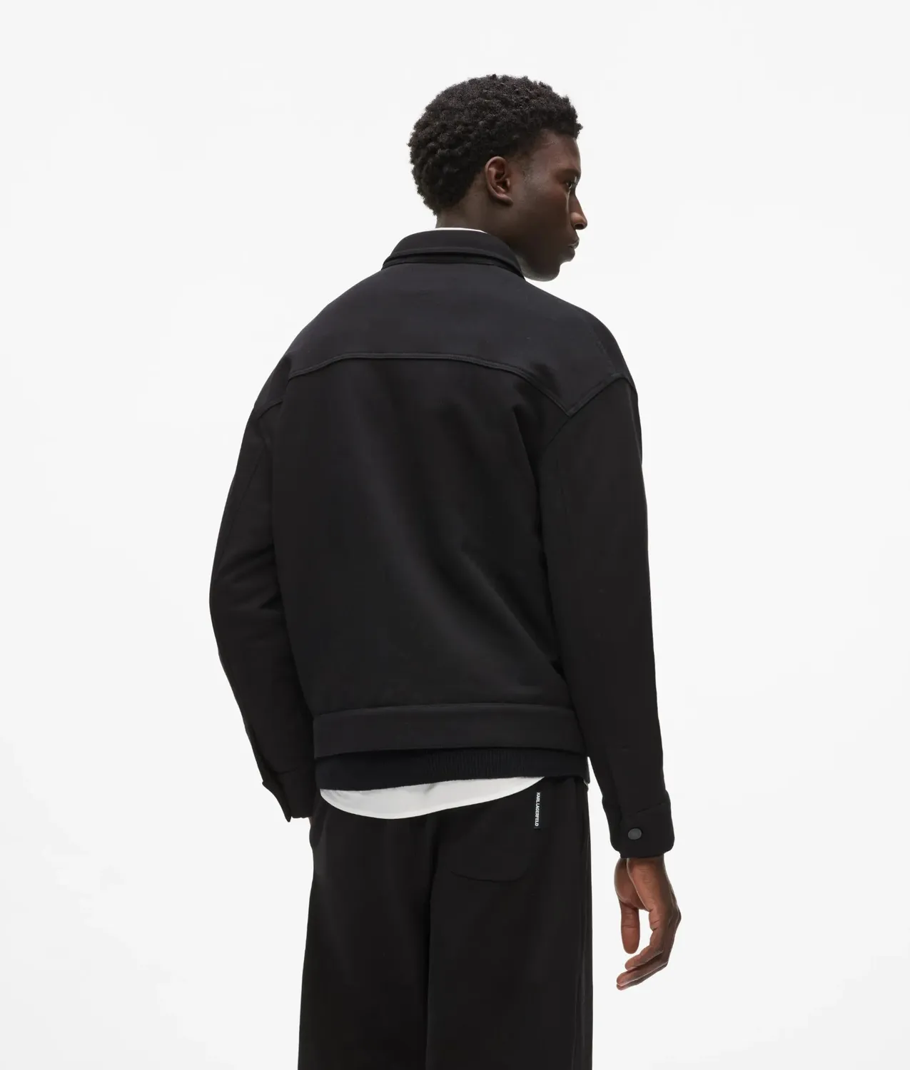 Karl Lagerfeld Sweat Overshirt Herren Druckknopf