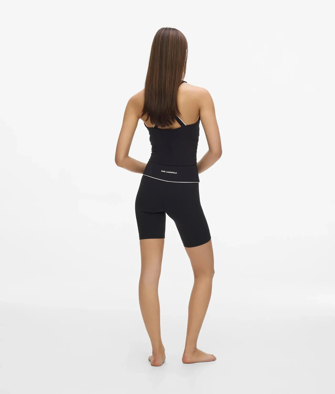 Karl Lagerfeld Contrast Piping Shorts mit Paspel