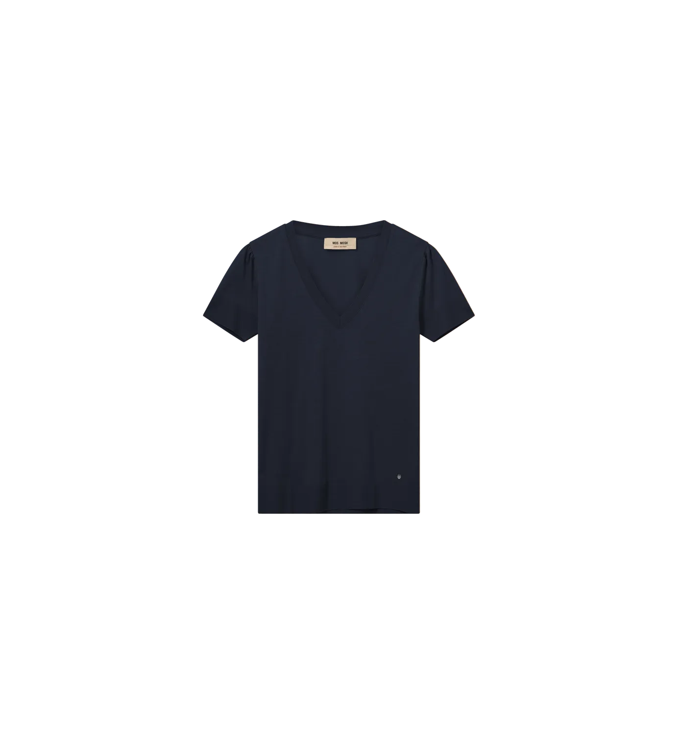 Mos Mosh MMSink V-Neck T-Shirt figurbetont Ecru