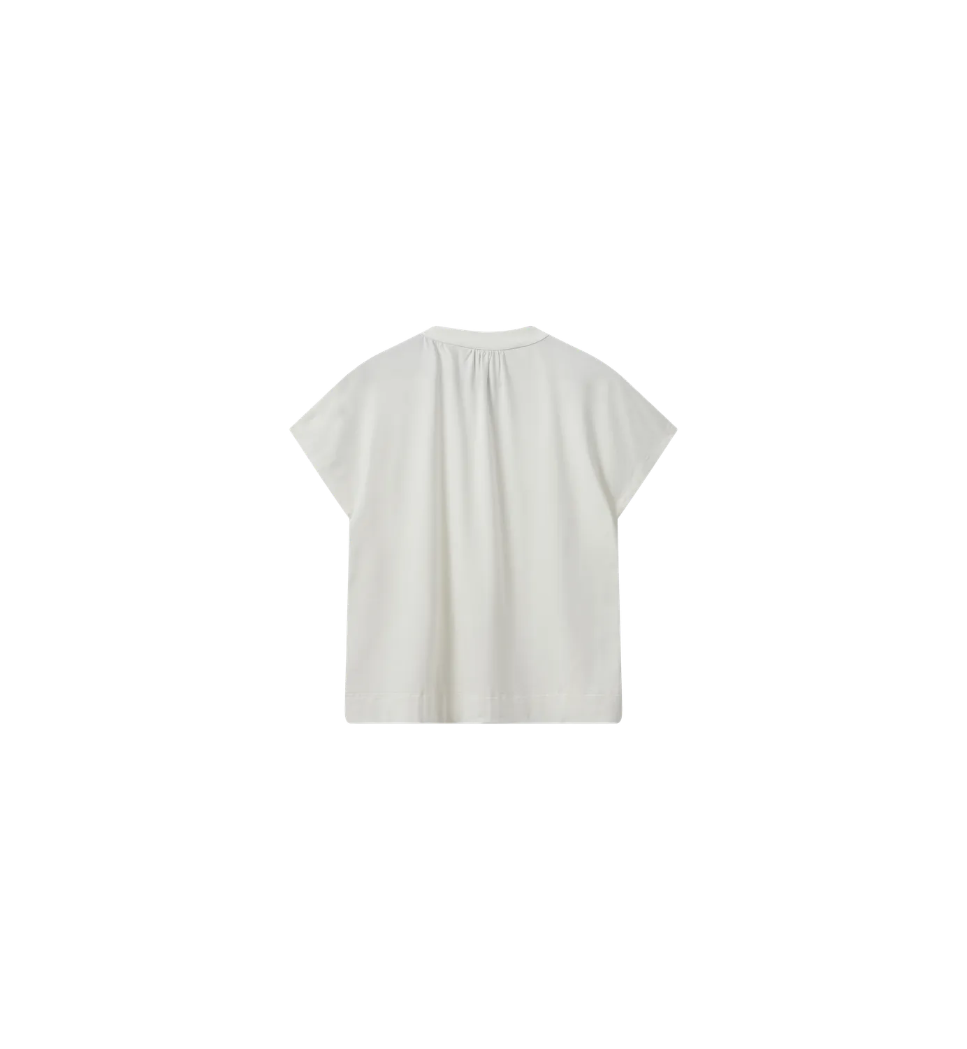 Mos Mosh MMShira Tee Shirt Schwarz V-Ausschnitt