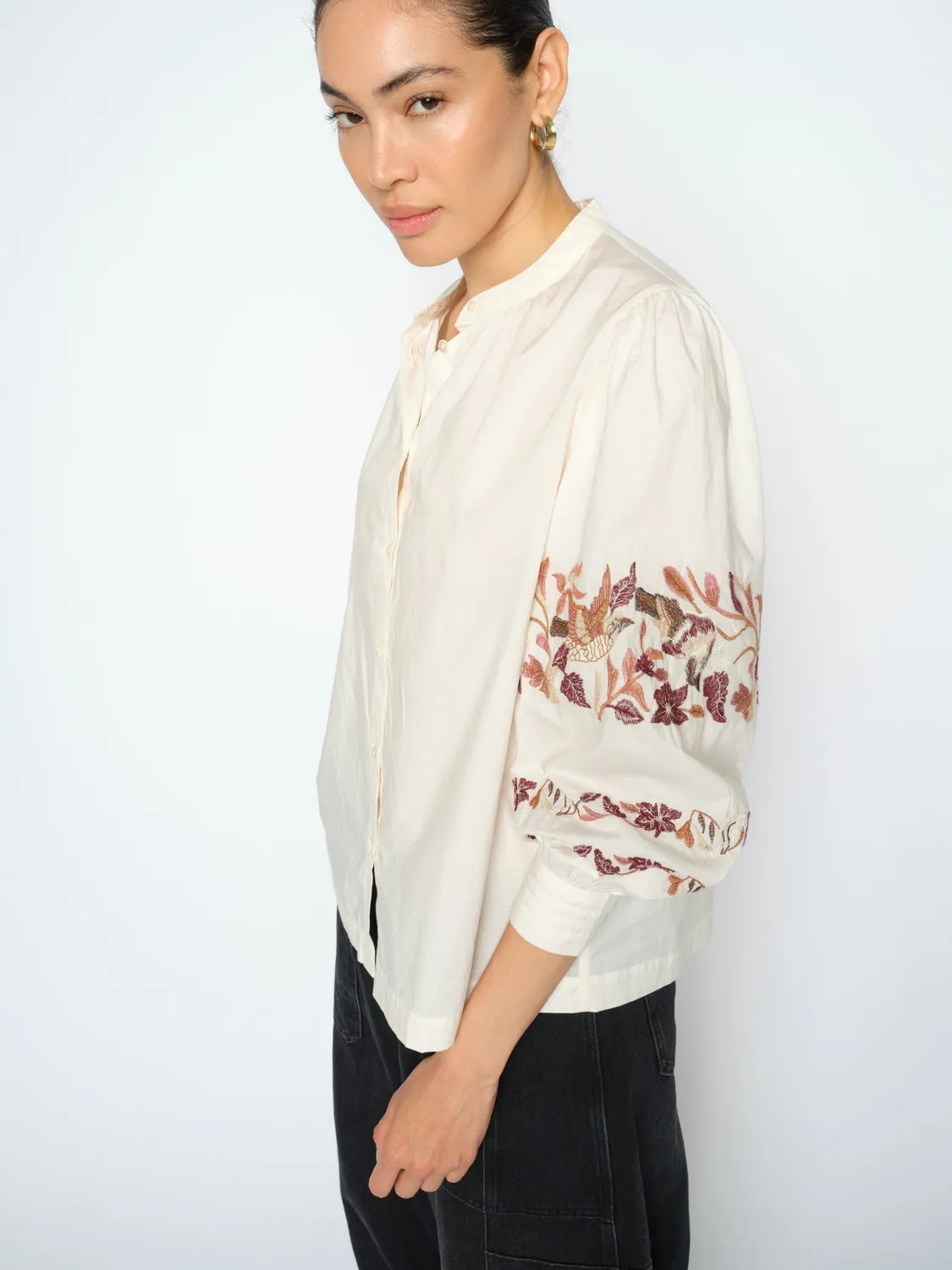Mos Mosh MMNotto Embroid Bluse Regular Fit