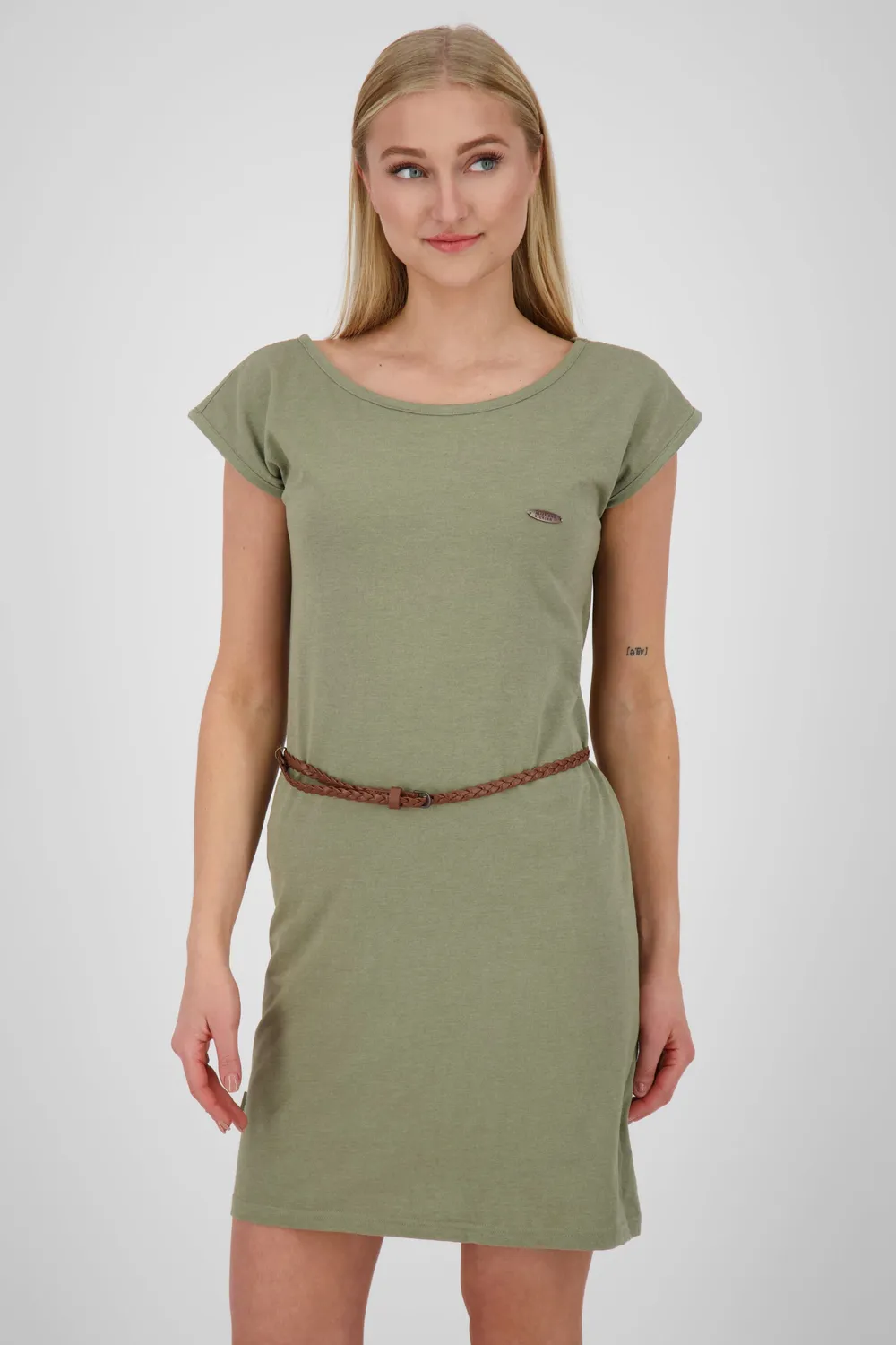 Alife & Kickin ElliAK Dress Grün Damen Jersey
