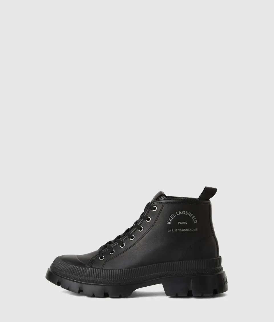 Karl Lagerfeld Trekka Maison Boots Herren Leder-Optik