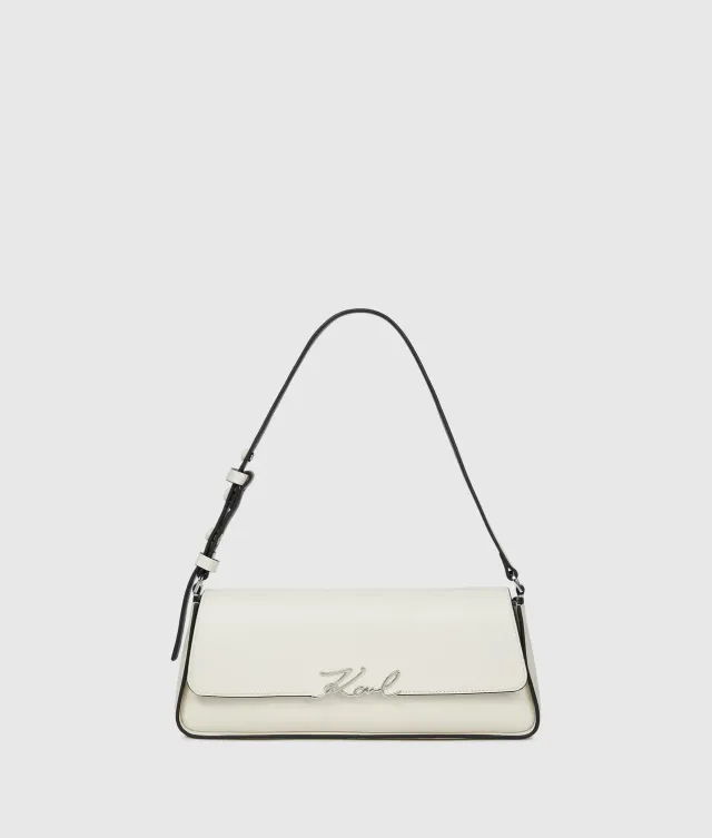 Karl Lagerfeld K/Signature Schultertasche Leder lang One Size