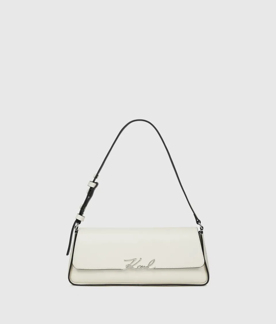 Karl Lagerfeld K/Signature Schultertasche Leder lang One Size