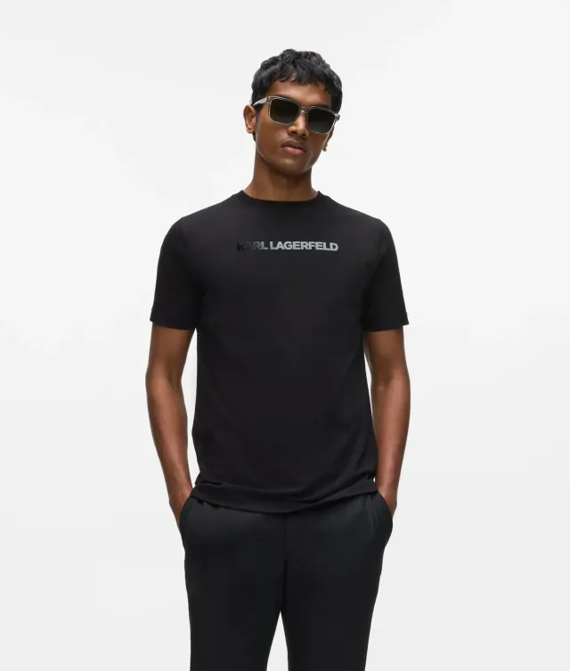 Karl Lagerfeld Eyewear Gradient Logo T-Shirt Unisex Verlauf
