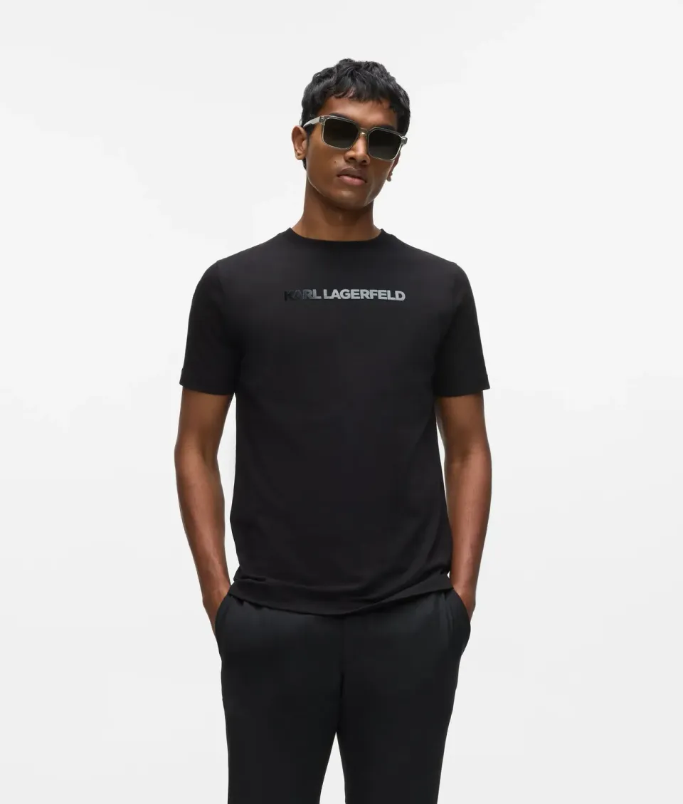 Karl Lagerfeld Eyewear Gradient Logo T-Shirt Unisex Verlauf