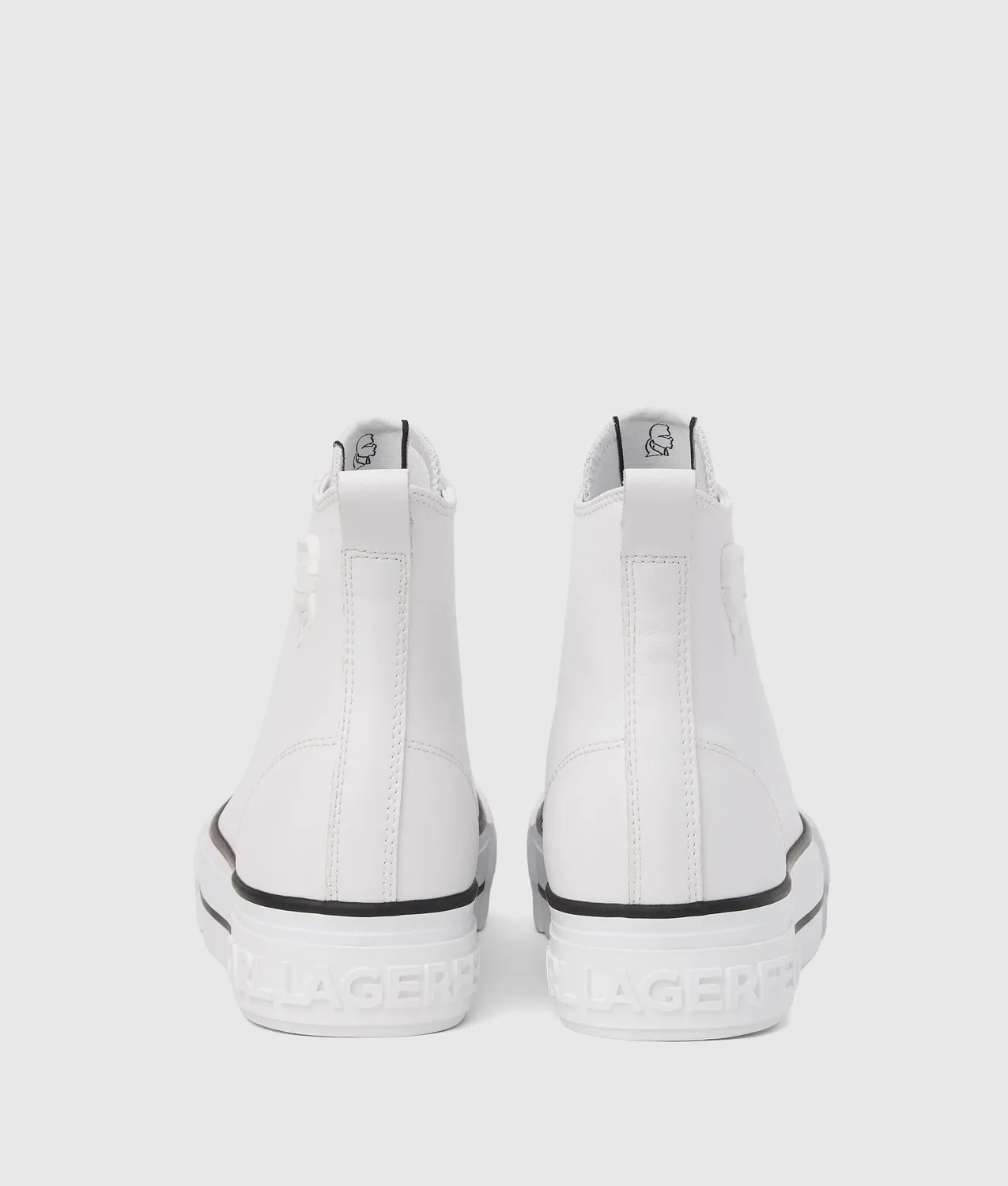 Karl Lagerfeld Ikon Kampus Max High-Top Sneaker Leder