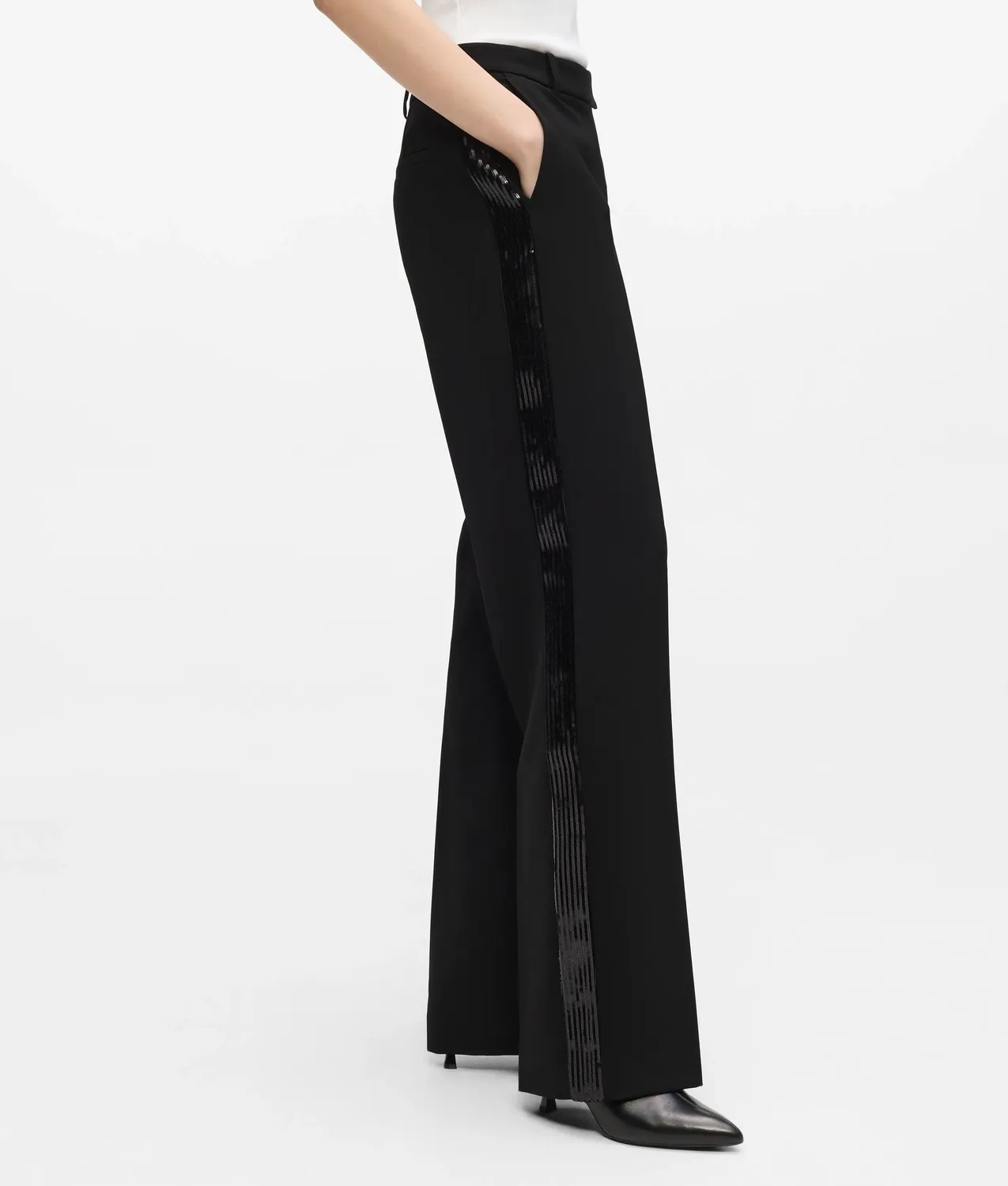 Karl Lagerfeld Sequin Anzughose Pailletten Gr. 4