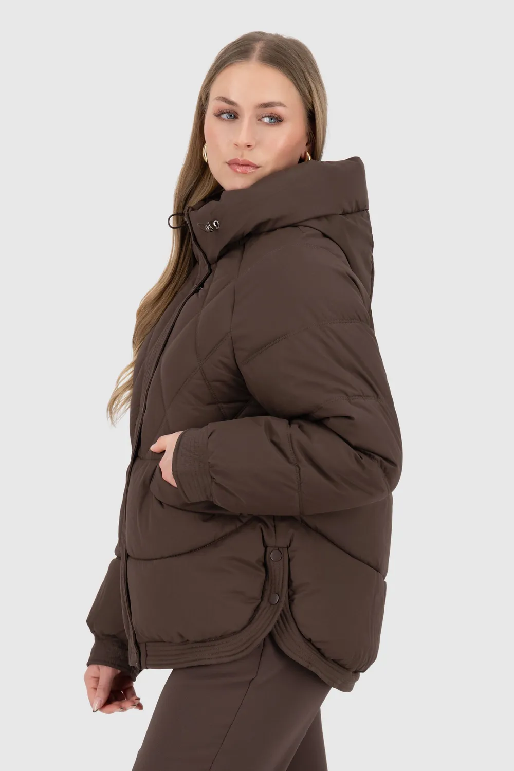 Alife & Kickin HedwigAK A Puffer Jacket Braun Damen Stepp