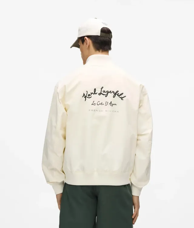 Karl Lagerfeld Côte D'Azur Bomberjacke mit Print