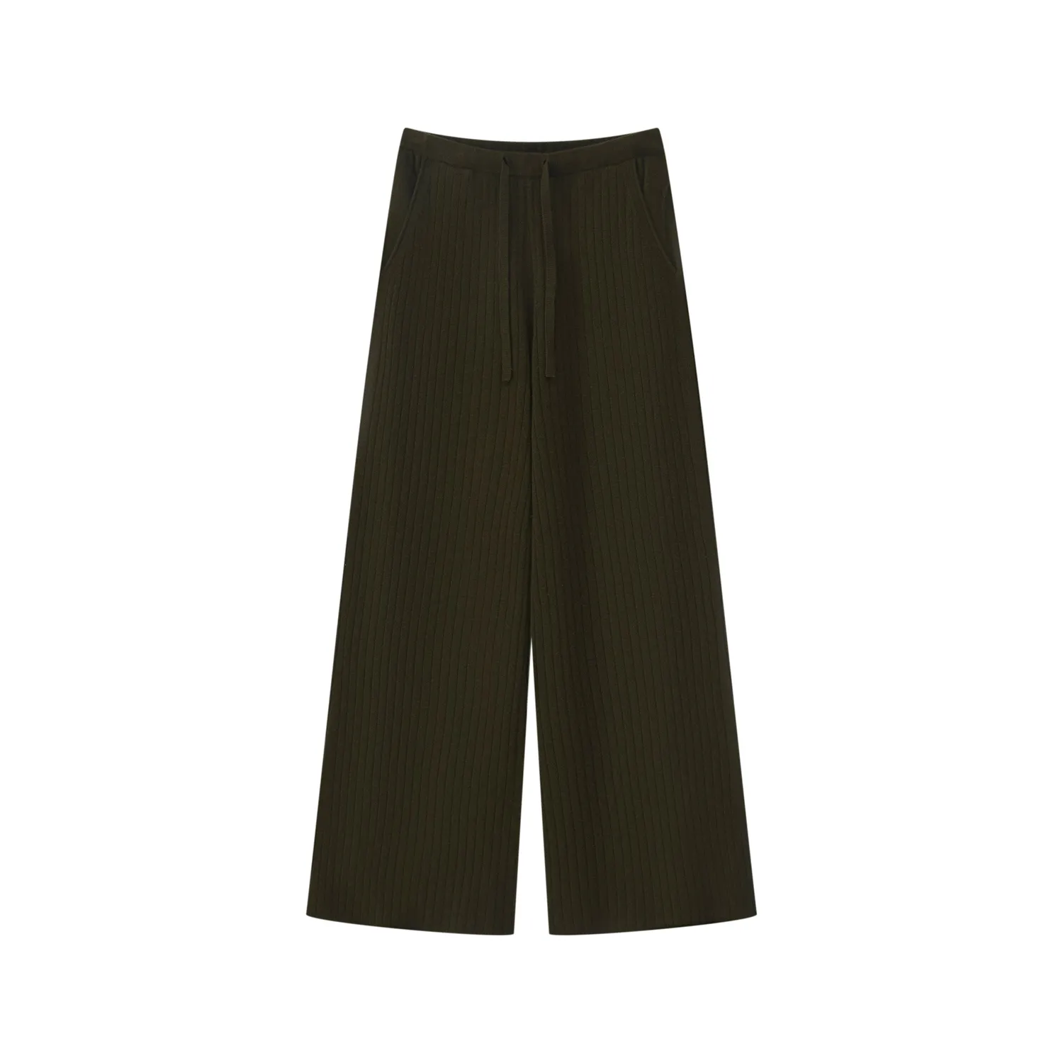 Senatex Strickhose mit Bindeband Hose Forest Merino