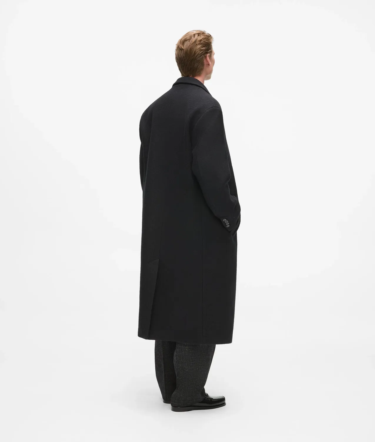 Karl Lagerfeld Double-breasted Mantel Wolle 36-48 Lang