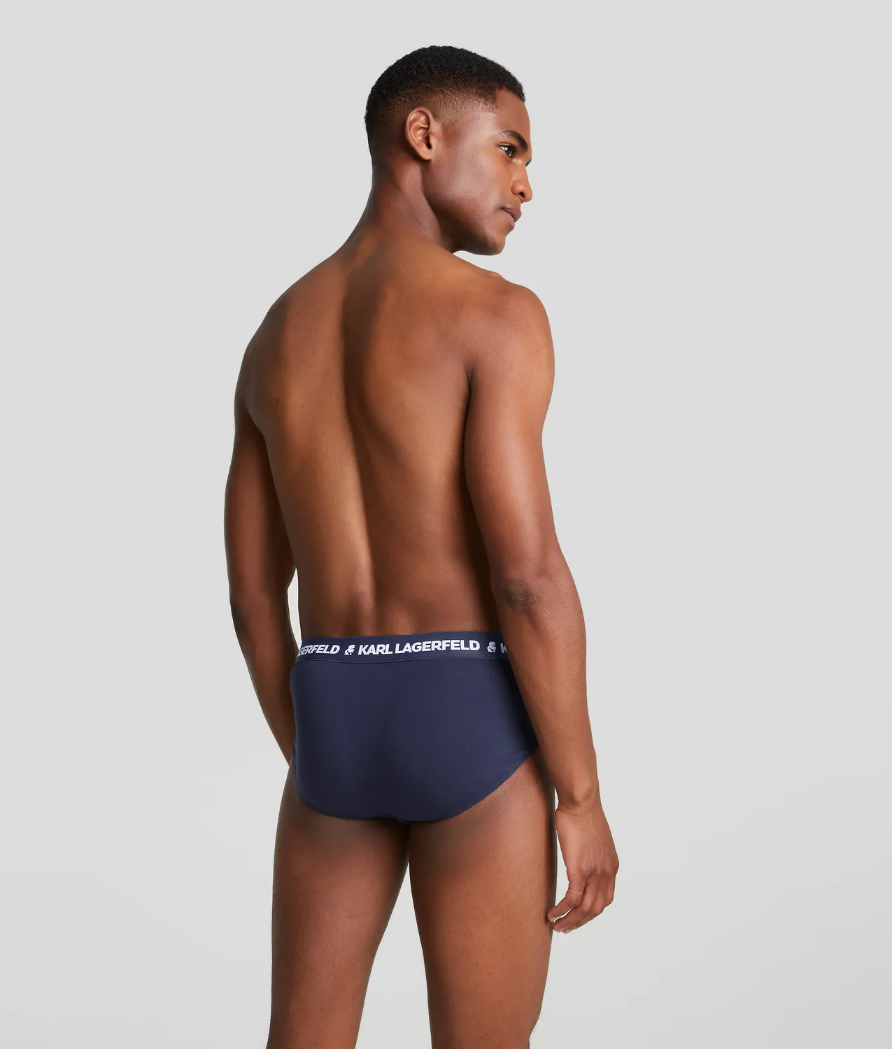 Karl Lagerfeld Logo Briefs Herren 3er-Pack Baumwolle Mid-Rise