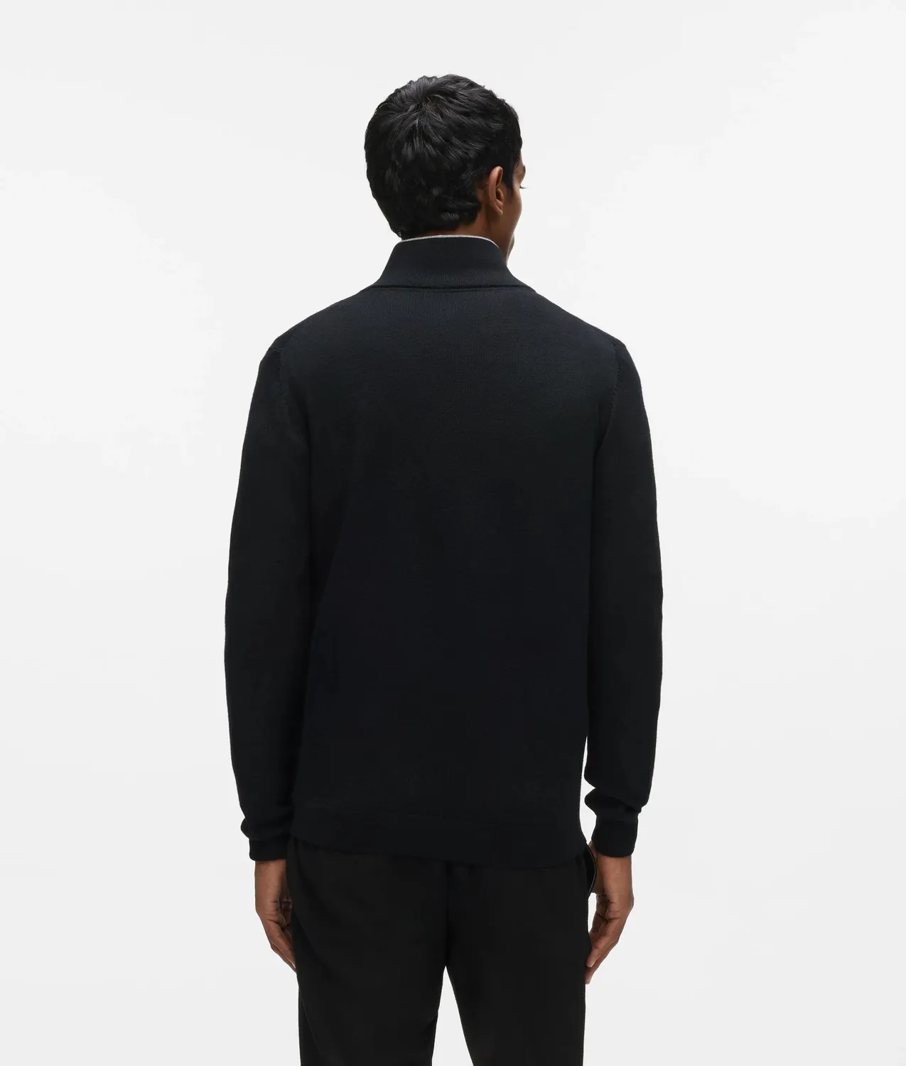 Karl Lagerfeld Wool Zip Cardigan Herren Wolle