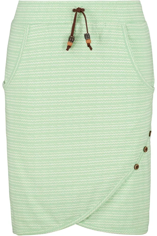 Alife & Kickin LucyAK B Short Rock Grün gemustert