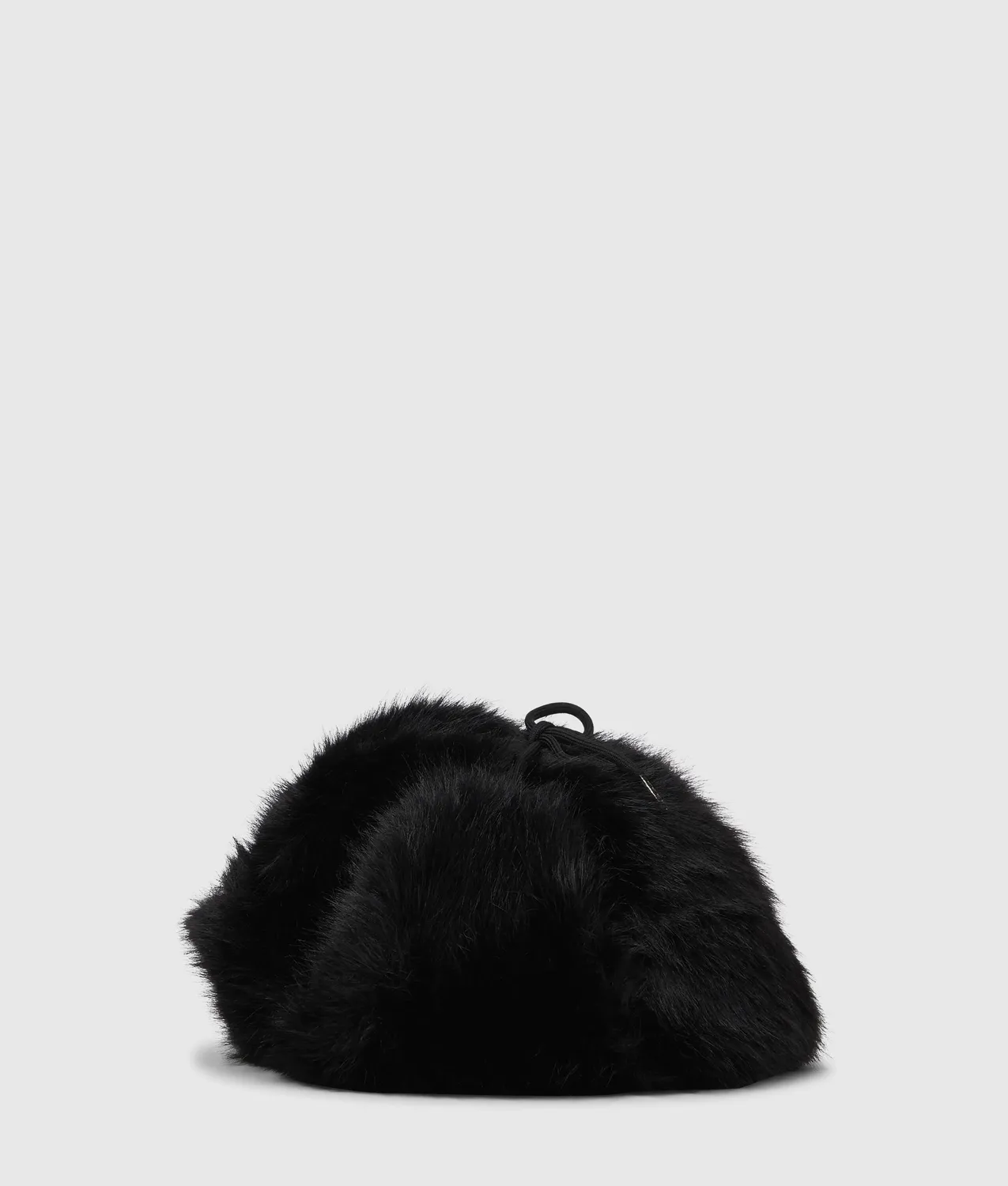 Karl Lagerfeld Monogram Trappermütze Kunstfell
