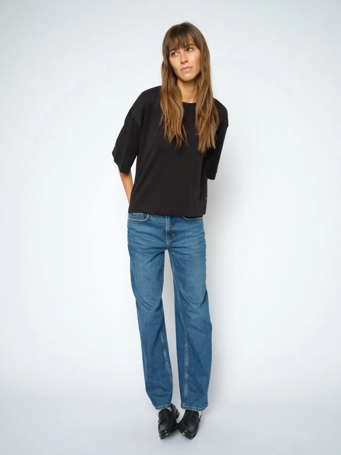 Mos Mosh MMEmber Authentic Jeans Straight Blau