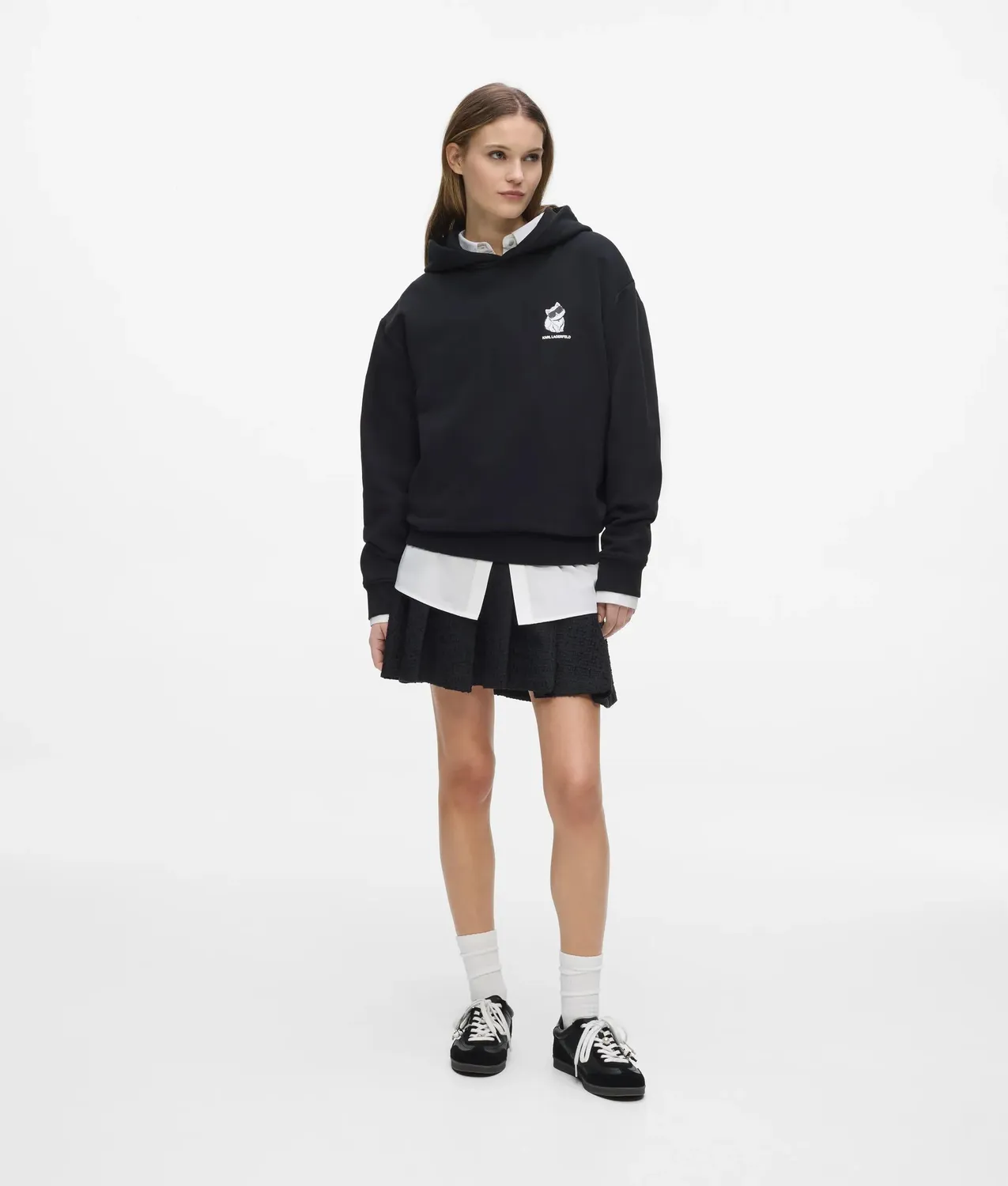 Karl Lagerfeld Ikon Choupette Hoodie Oversize Unisex