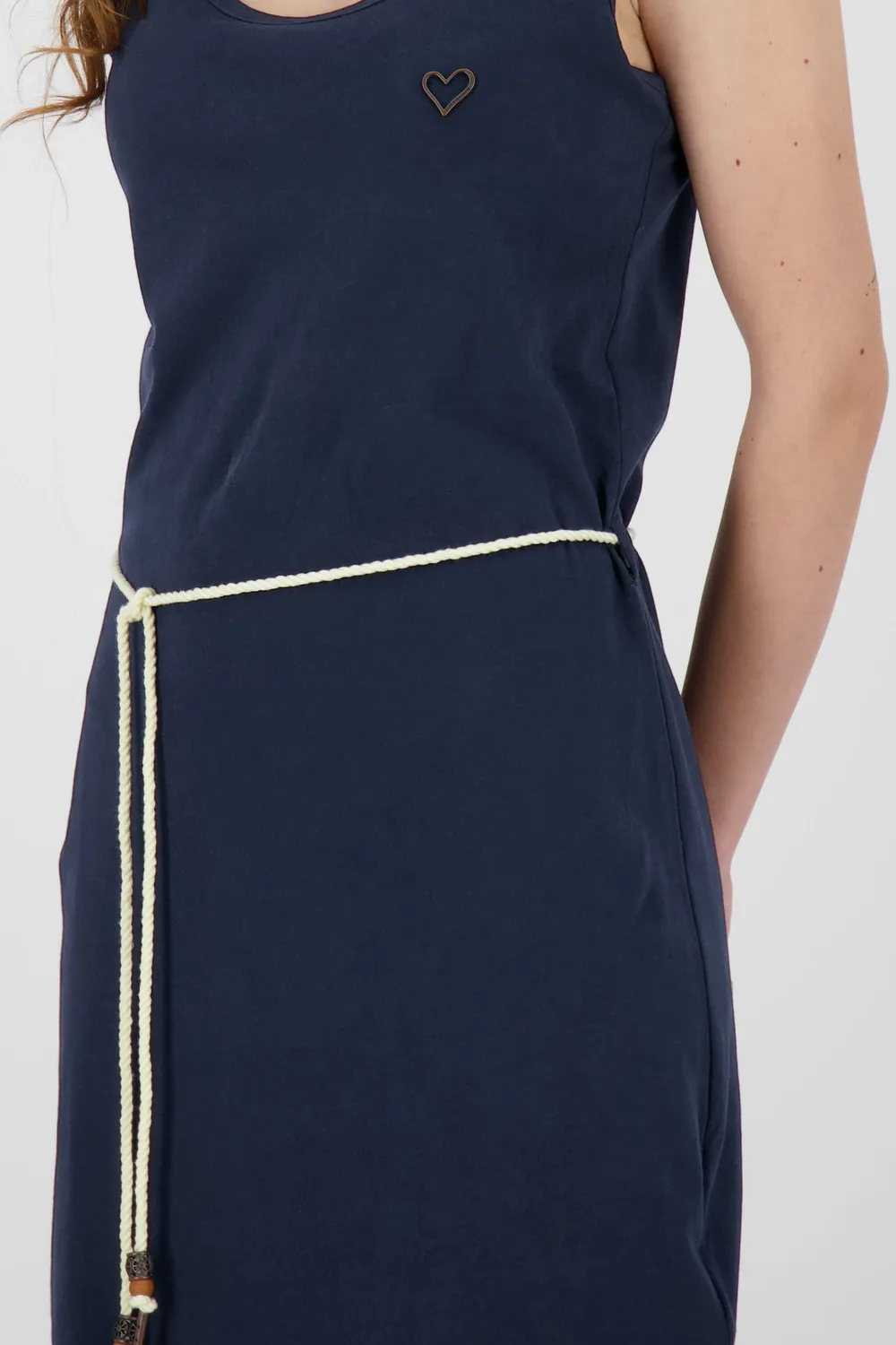 Alife & Kickin JenniferAK Kleid Dunkelblau Kurz Gürtel