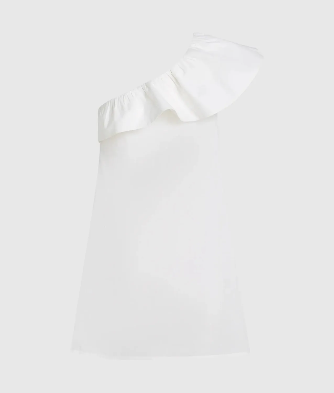 Karl Lagerfeld Signature Ruffle Strandkleid Baumwolle