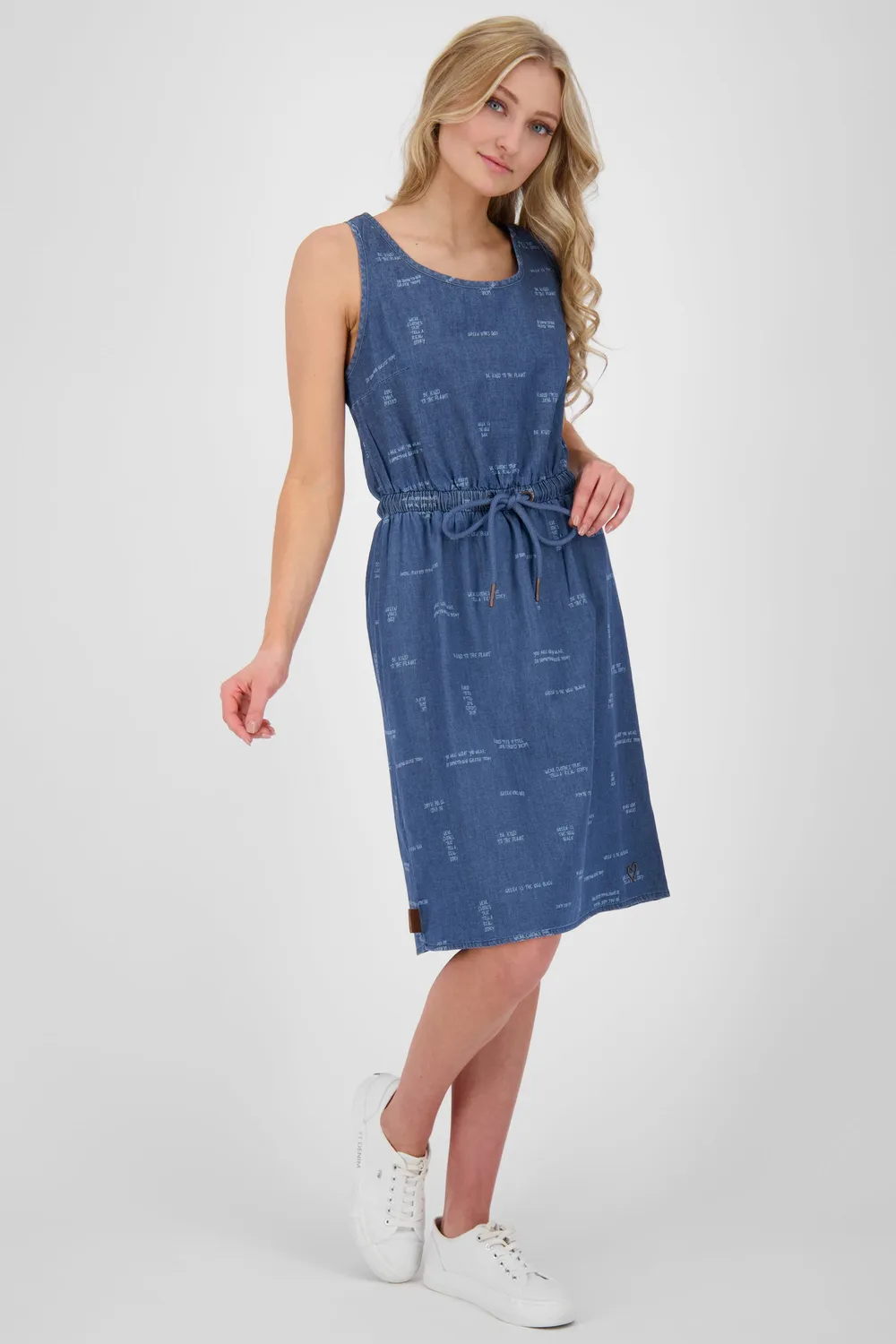 Alife & Kickin DojaAK Kleid Damen dunkelblau Denim