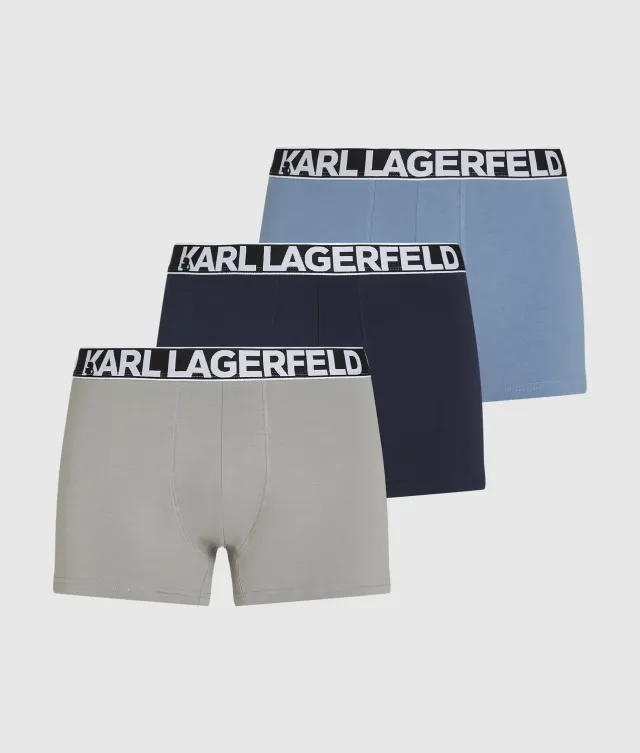 Karl Lagerfeld Bold Logo Trunks 3er-Pack Herren