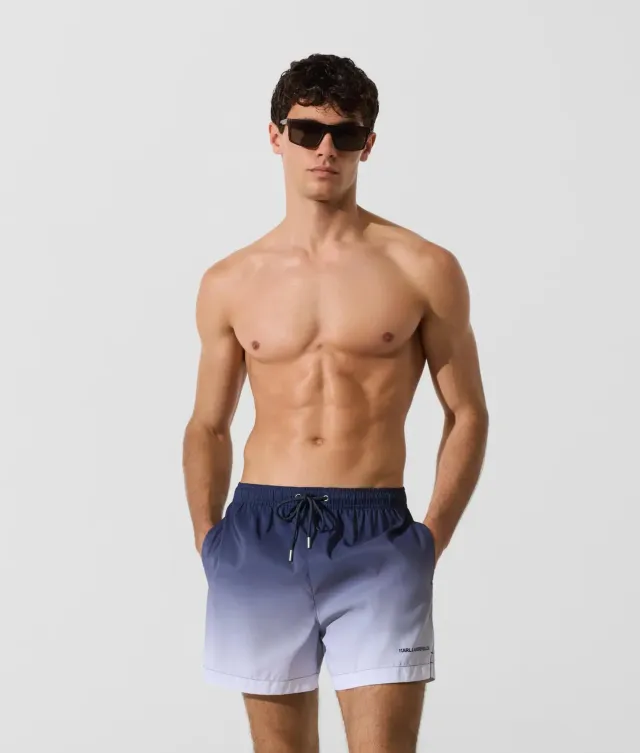 Karl Lagerfeld Ombré Medium Boardshorts Badehose Herren