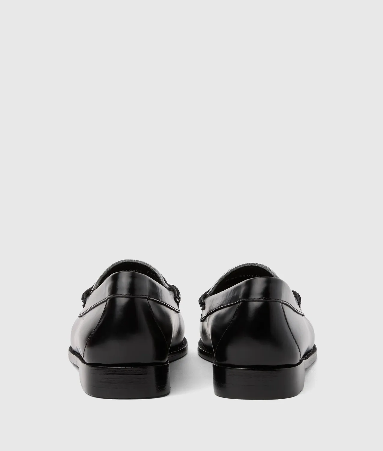 Karl Lagerfeld x Bass Penny Loafer Leder Schwarz-Weiß