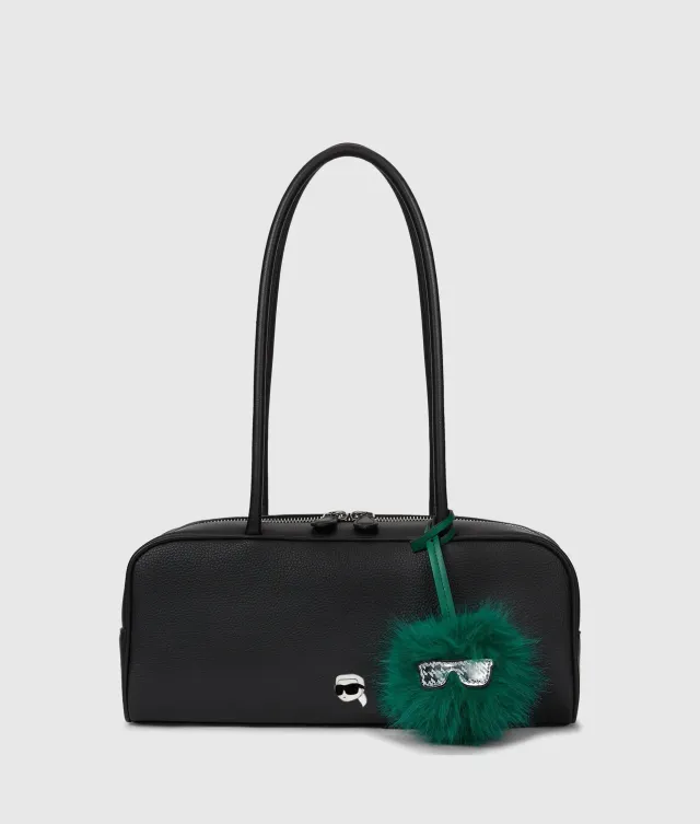 Karl Lagerfeld Ikon Pebble Umhängetasche One Size mit Charm