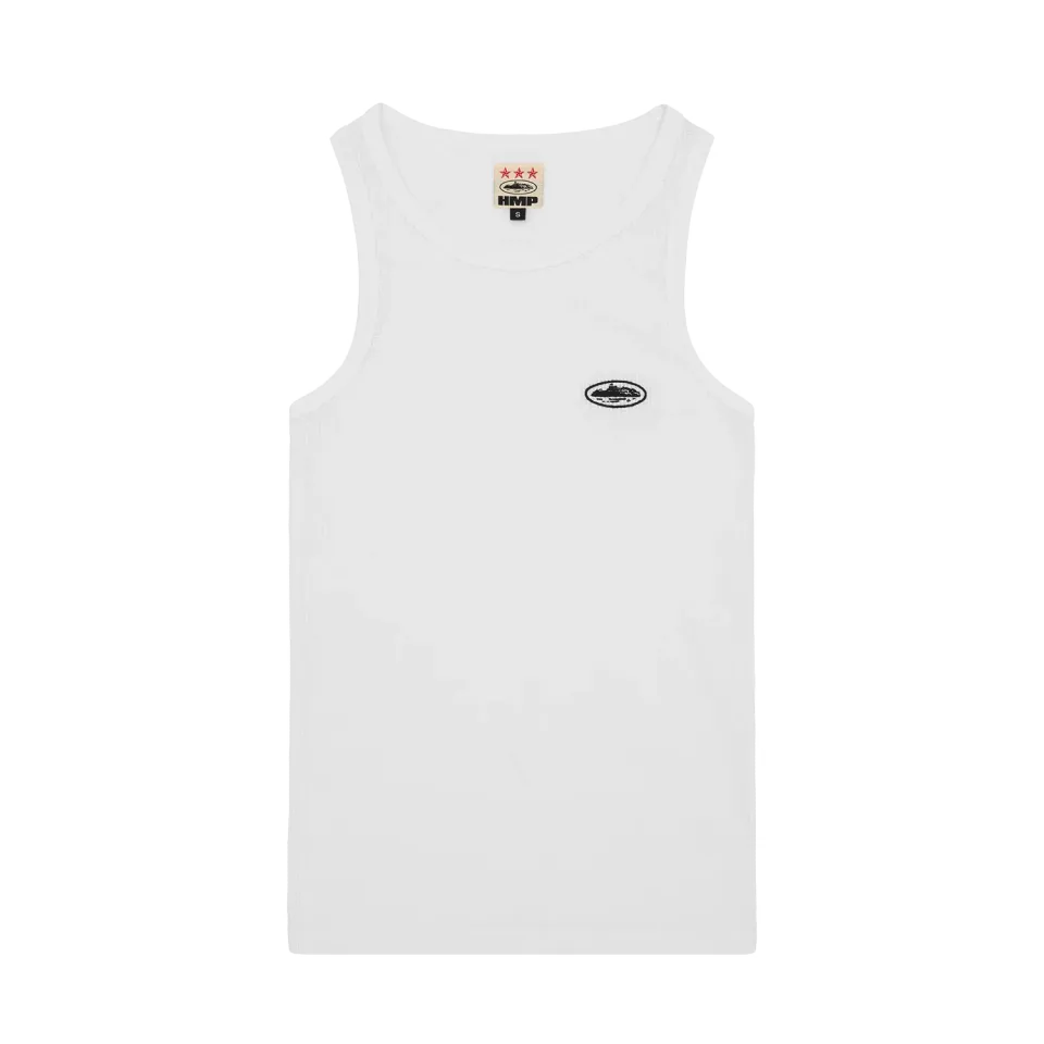 Corteiz HMP Classic Tank Top Weiß Waffle