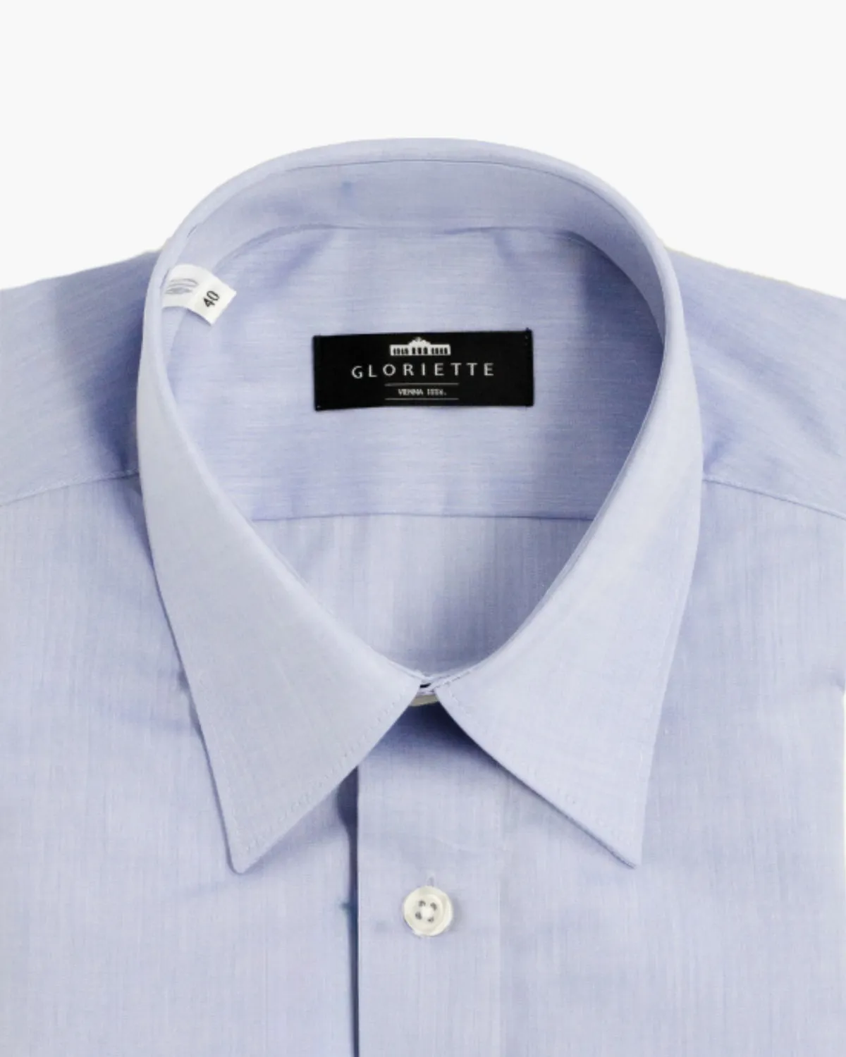 Gloriette Regular Fit Herrenhemd Chambray Blau