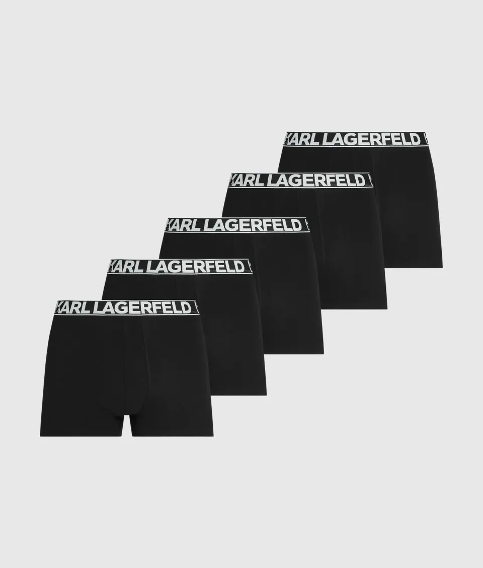 Karl Lagerfeld Bold Logo Trunks 5er-Pack Herren