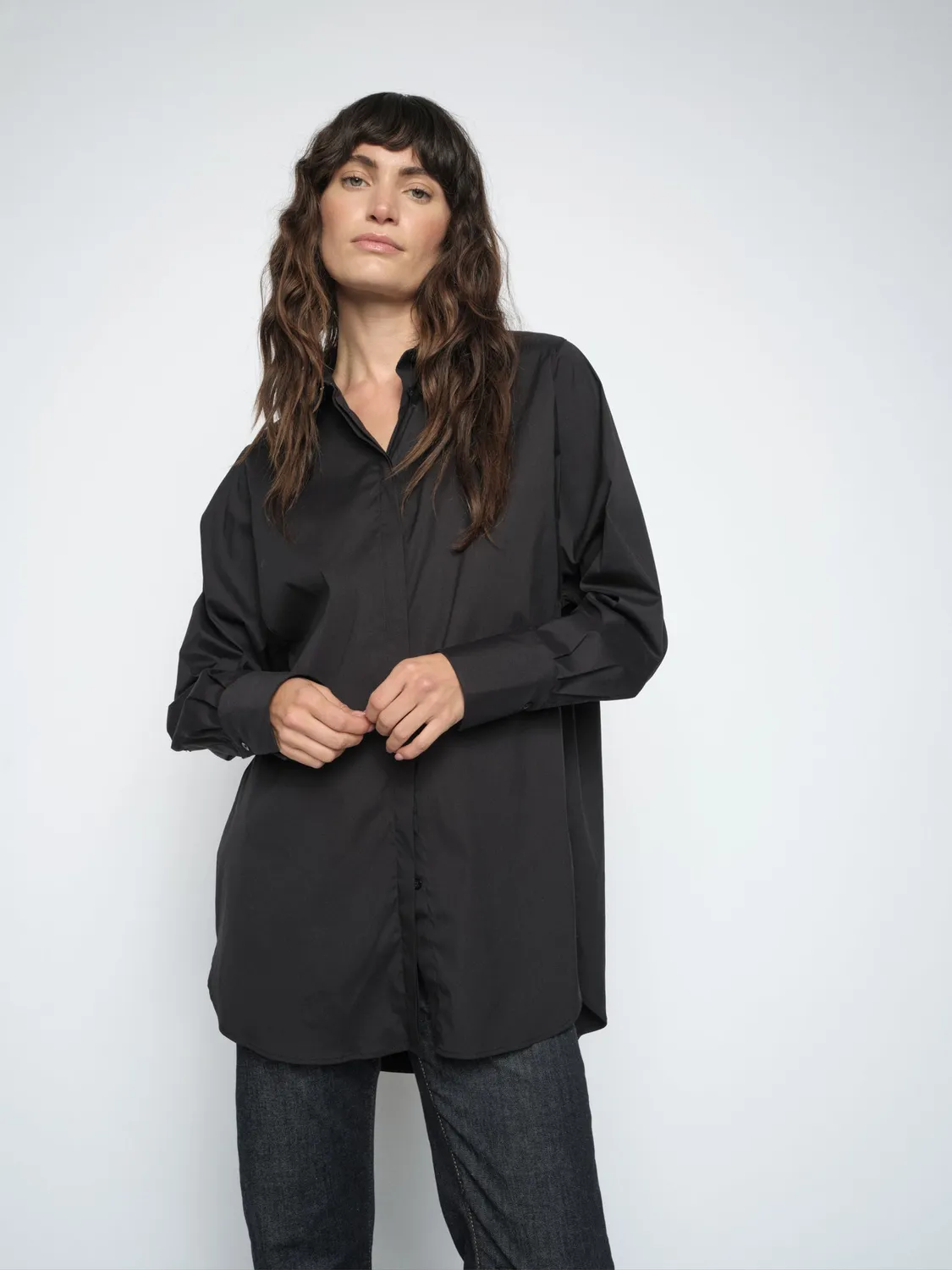 Mos Mosh Enola Bluse Oversize Langarm