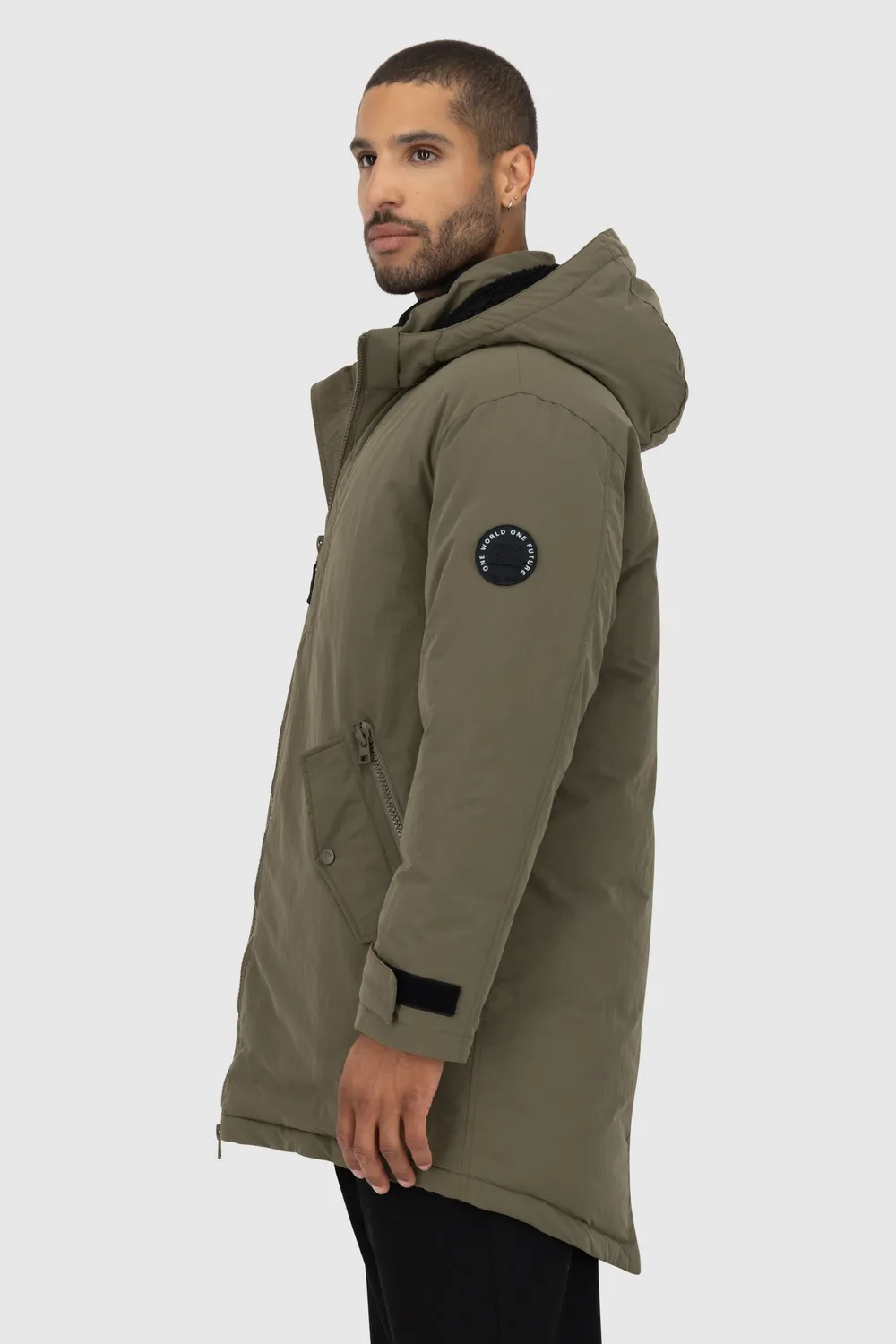 Alife & Kickin NoelAK A Parka Herren dunkelgrün gefüttert