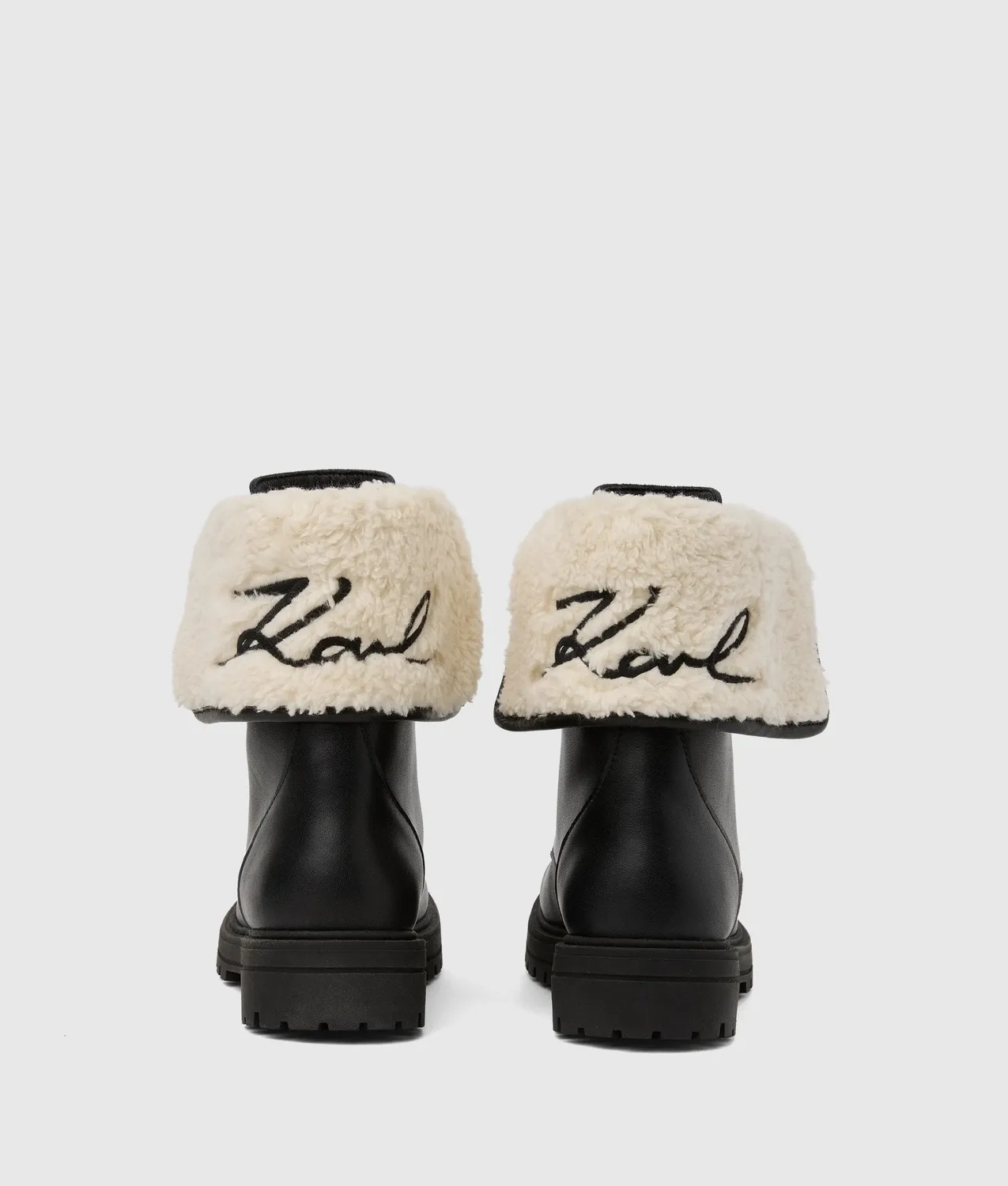 Karl Lagerfeld Shearling Boots Mädchen Schnürung