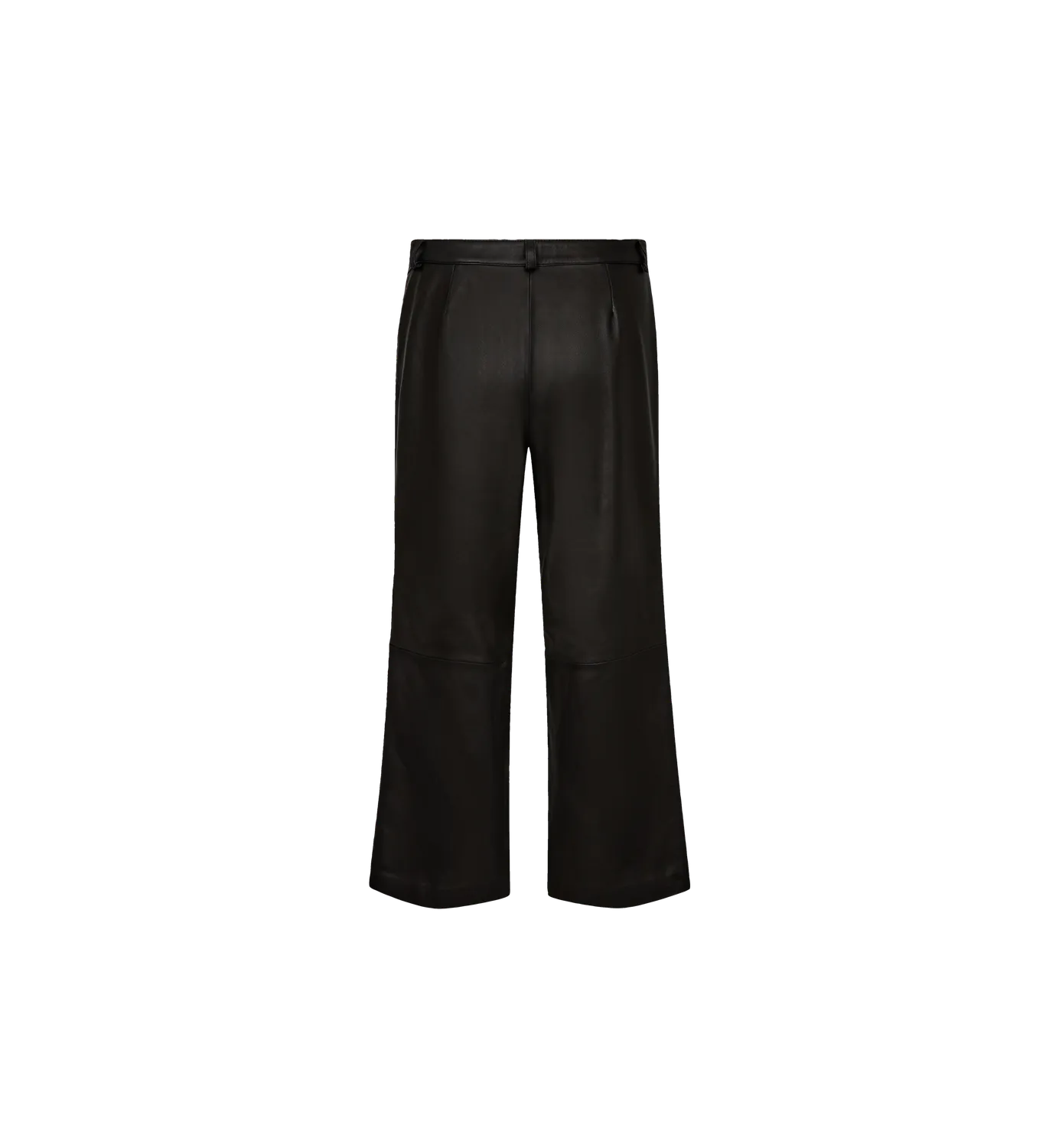 Mos Mosh MMComo Lederhose Schwarz Cropped