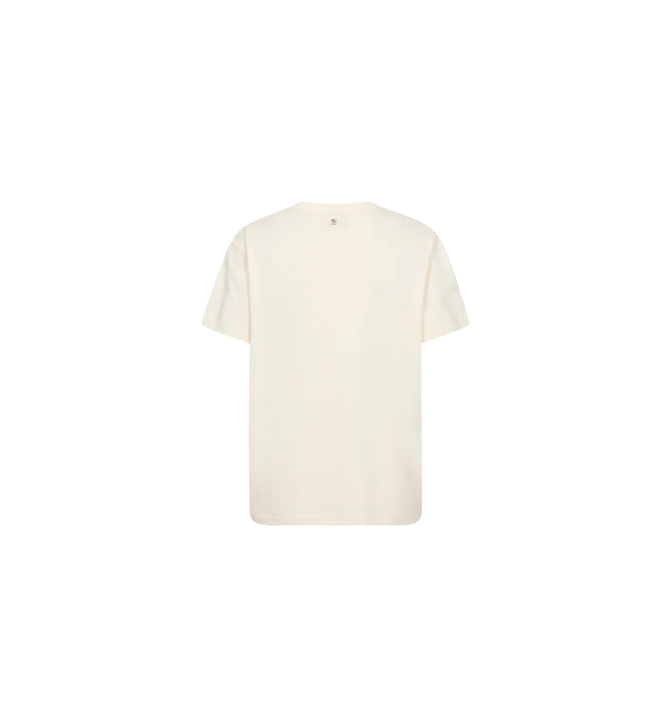Mos Mosh MMToni O-Neck T-Shirt Ecru Print Relaxed
