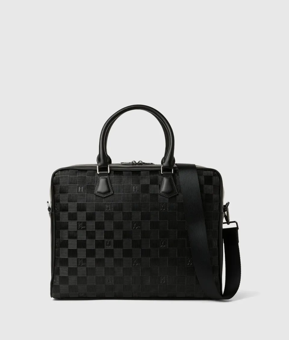 Karl Lagerfeld Monogram Laptoptasche Checkerboard