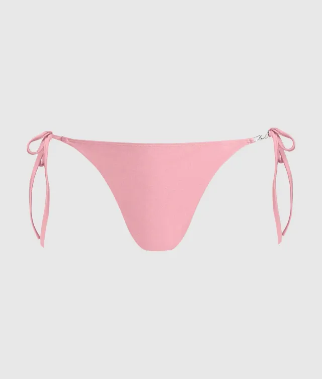 Karl Lagerfeld Bikinihose Side-Tie cheeky schwarz