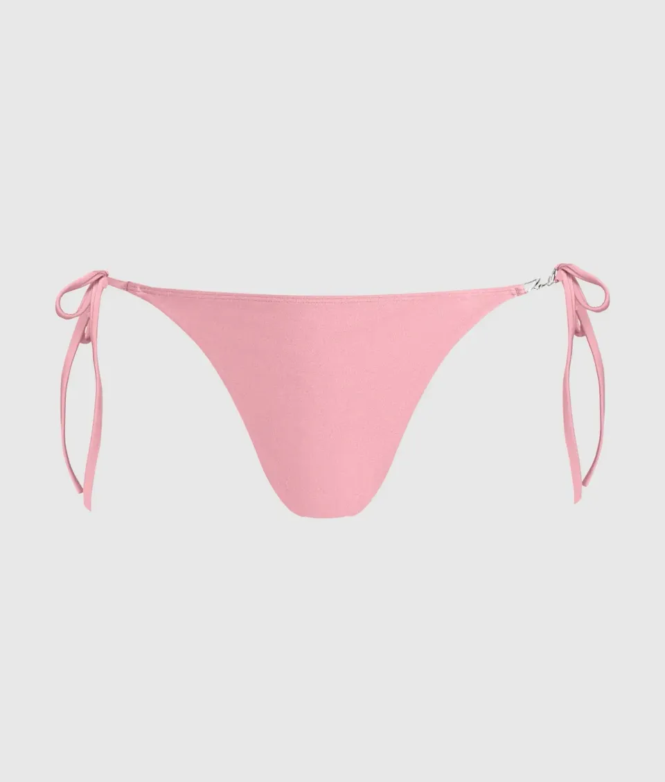 Karl Lagerfeld Bikinihose Side-Tie cheeky schwarz
