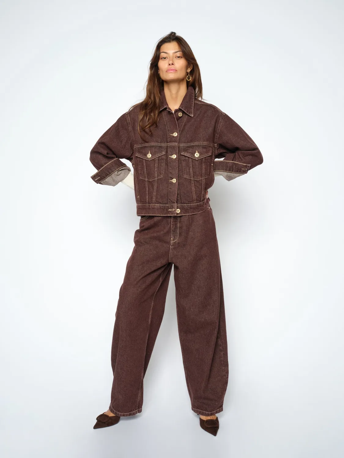 Mos Mosh MMScottie Marble Jeans Port Royale 32 High Waist