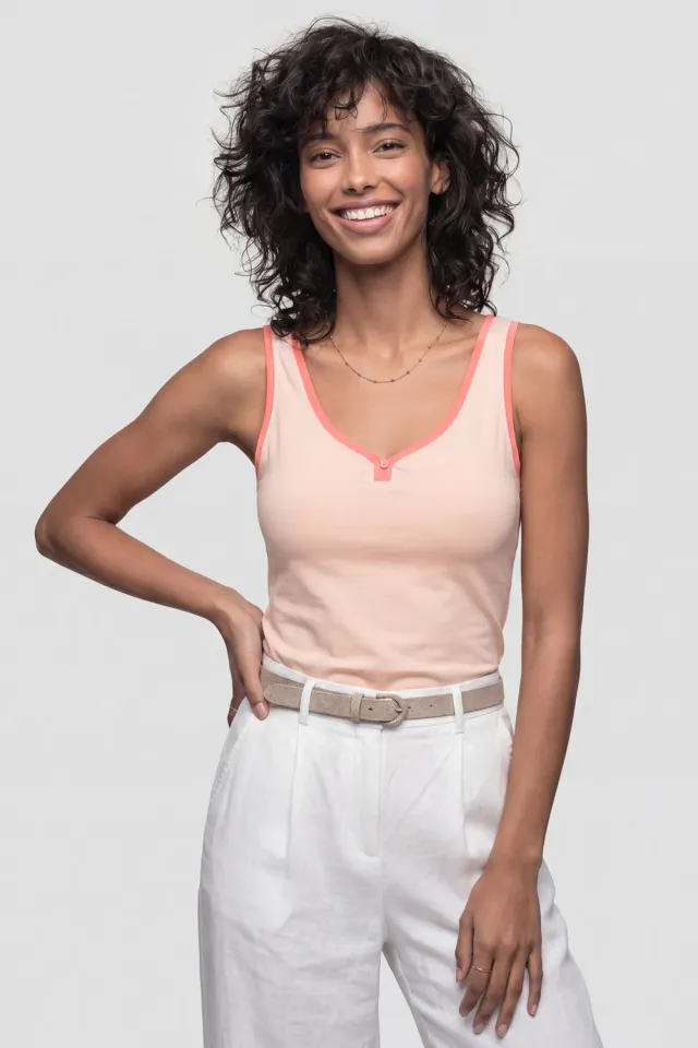 Alife & Kickin AlessandraAK A Top Rosa ärmellos leicht